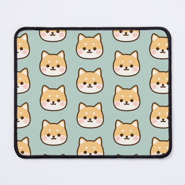 Item preview, Kawaii Shiba Inu Puppy Face Cute Dog Sticker Design designed and sold by SunCraftStudio.