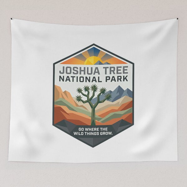 Item preview, Joshua Tree National Park Go Where The Wild Things Grow National Park Travel Outdoor Adventure designed and sold by JonesFlora2025.