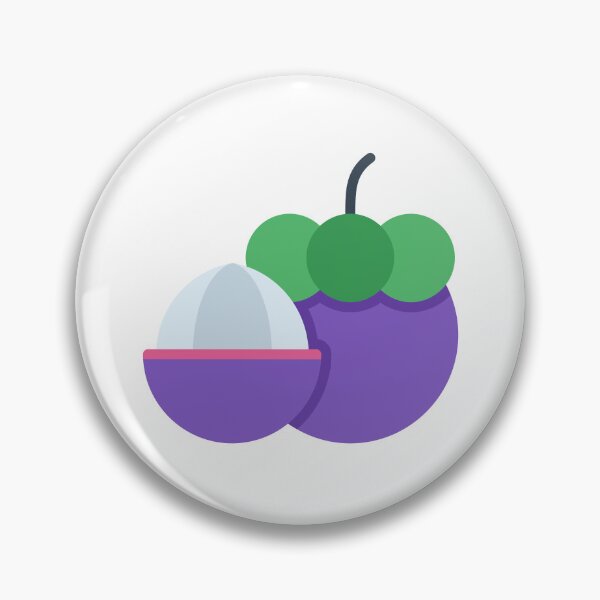 Item preview, Purple Mangosteen - Queen of Fruits Sticker for Exotic Fruit Enthusiasts designed and sold by Tr Creative Design.