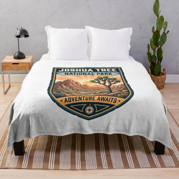 Item preview, Joshua Tree National Park Adventure Awaits Travelers Hikers Outdoors Nature designed and sold by JonesFlora2025.