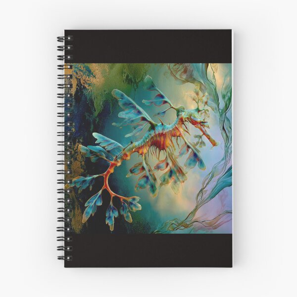 Item preview, Ethereal Drift: The Leafy Sea Dragon in Abstract Repose #2 designed and sold by Helios Be. Lavsh.