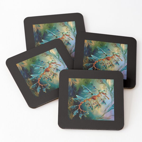 Item preview, Ethereal Drift: The Leafy Sea Dragon in Abstract Repose #2 designed and sold by Helios Be. Lavsh.