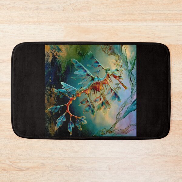 Item preview, Ethereal Drift: The Leafy Sea Dragon in Abstract Repose #2 designed and sold by Helios Be. Lavsh.