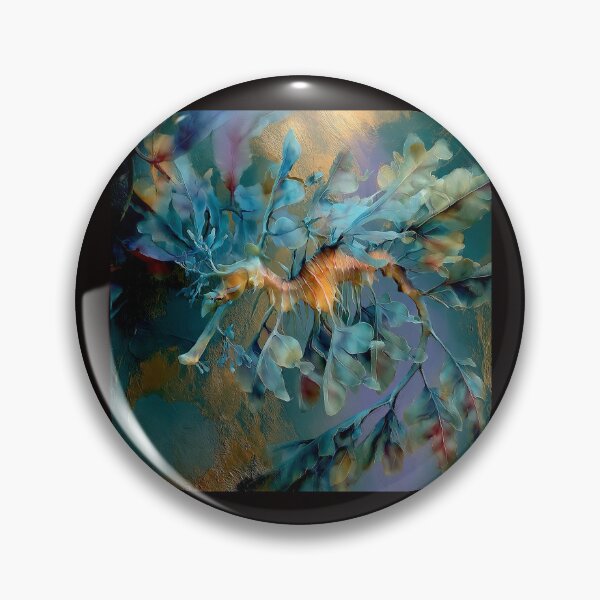 Item preview, Ethereal Drift: The Leafy Sea Dragon in Abstract Repose #3 designed and sold by Helios Be. Lavsh.