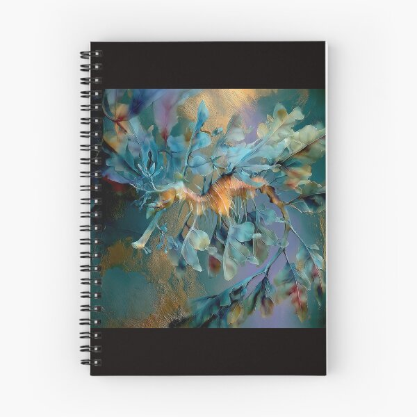 Item preview, Ethereal Drift: The Leafy Sea Dragon in Abstract Repose #3 designed and sold by Helios Be. Lavsh.