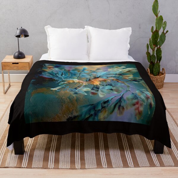 Item preview, Ethereal Drift: The Leafy Sea Dragon in Abstract Repose #3 designed and sold by Helios Be. Lavsh.