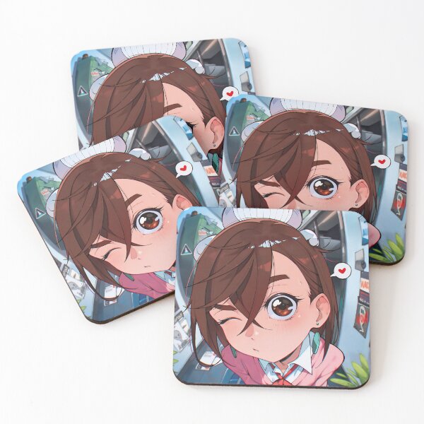 Item preview, Momo & Turbo Granny Cute Edition | Dan Da Dan Anime Art | Kawaii Wall Decor designed and sold by PosterFuel.