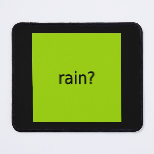 Item preview, Supreme Green Rain Question Mark Square designed and sold by Doctor Schtrudel.