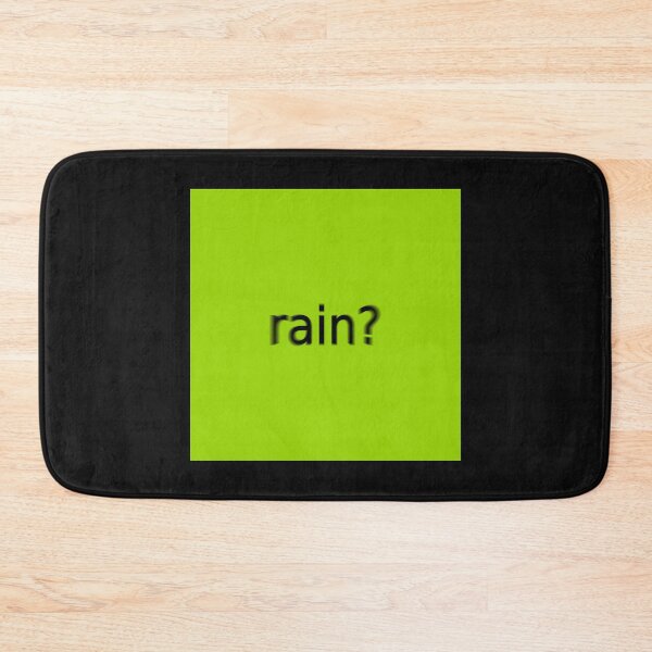 Item preview, Supreme Green Rain Question Mark Square designed and sold by Doctor Schtrudel.