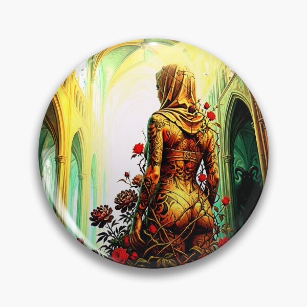 Item preview, Dark Gothic Art &amp; Fine Art Prints (1:1 Square Posters) designed and sold by Cyber-ART-Studio.