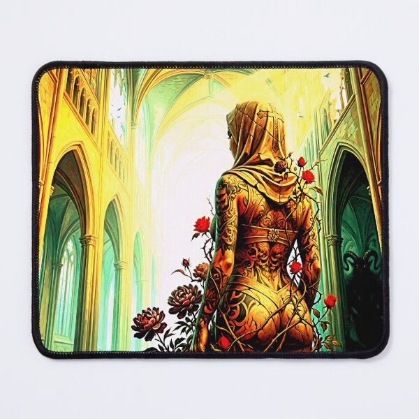 Item preview, Dark Gothic Art &amp; Fine Art Prints (1:1 Square Posters) designed and sold by Cyber-ART-Studio.