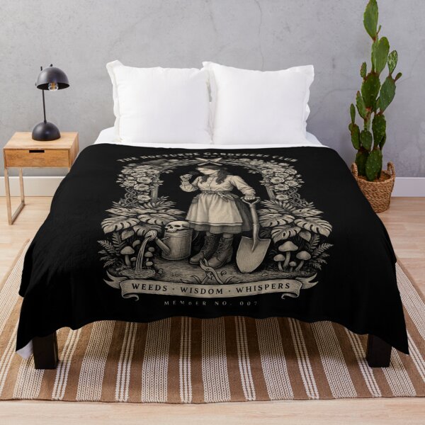 Item preview, Introverted Gardener Club Shirt Funny Gothic Gardening Tee designed and sold by maxiprom.