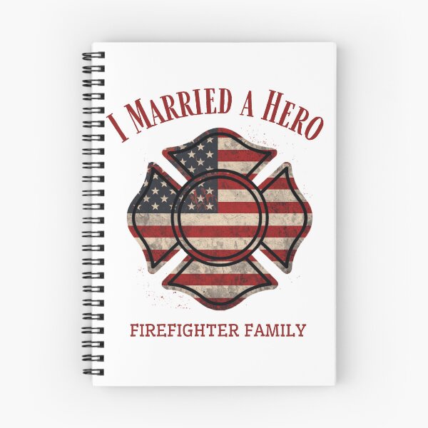 Item preview, I Married a Hero — Thin Red Line Firefighter Family Shirt designed and sold by Standard Issue.
