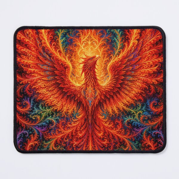 Item preview, Fractal Psychedelic Phoenix designed and sold by Newstreams.
