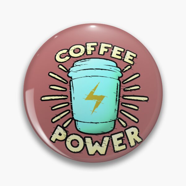 Item preview, Coffee Power Turquoise Lightning Bolt Cup designed and sold by AstronautMerch.