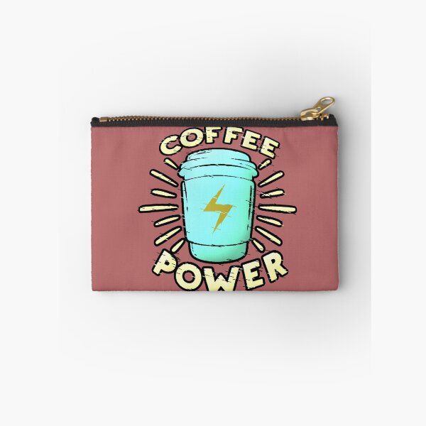 Item preview, Coffee Power Turquoise Lightning Bolt Cup designed and sold by AstronautMerch.