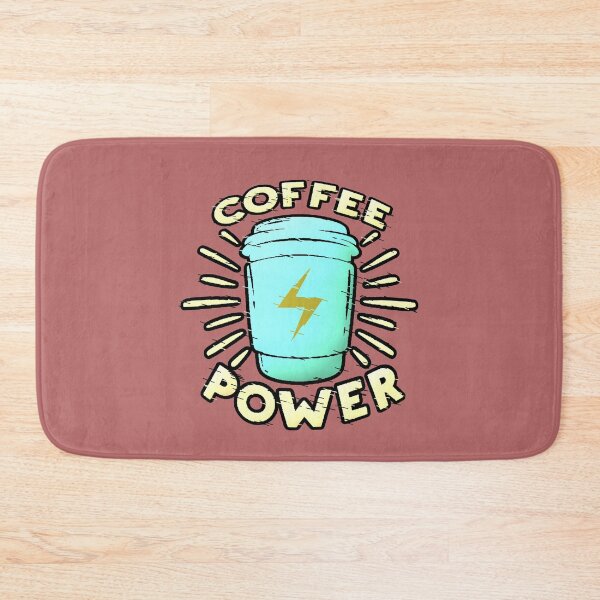 Item preview, Coffee Power Turquoise Lightning Bolt Cup designed and sold by AstronautMerch.
