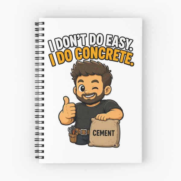 Item preview, Funny Concrete Worker Shirt I Don't Do Easy I Do Concrete designed and sold by PINK FREE.