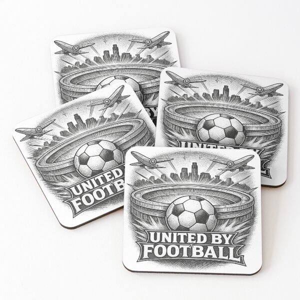 Item preview, United By Football Soccer Fan Stadium Design designed and sold by Winetastic-Art.