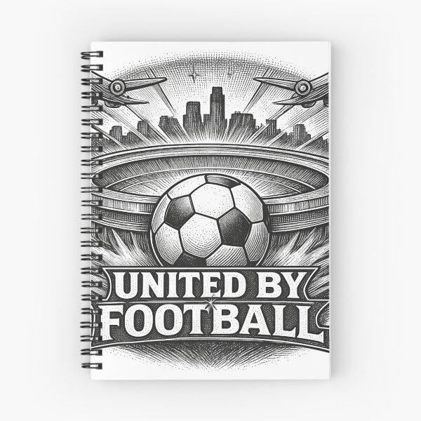 Item preview, United By Football Soccer Fan Stadium Design designed and sold by Winetastic-Art.
