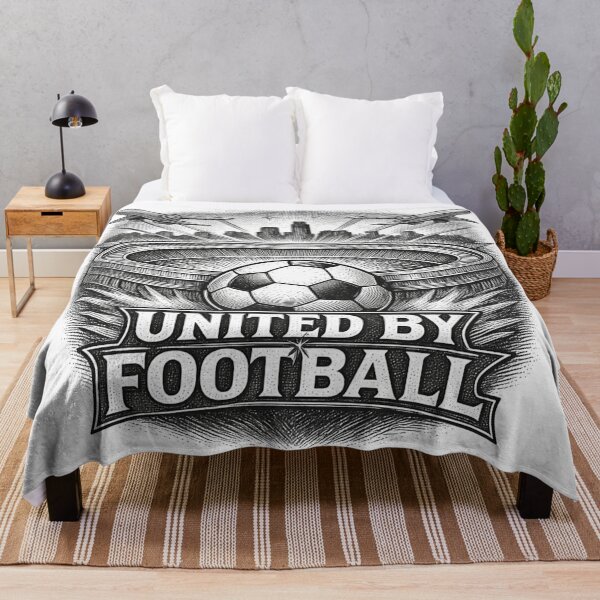 Item preview, United By Football Soccer Fan Stadium Design designed and sold by Winetastic-Art.