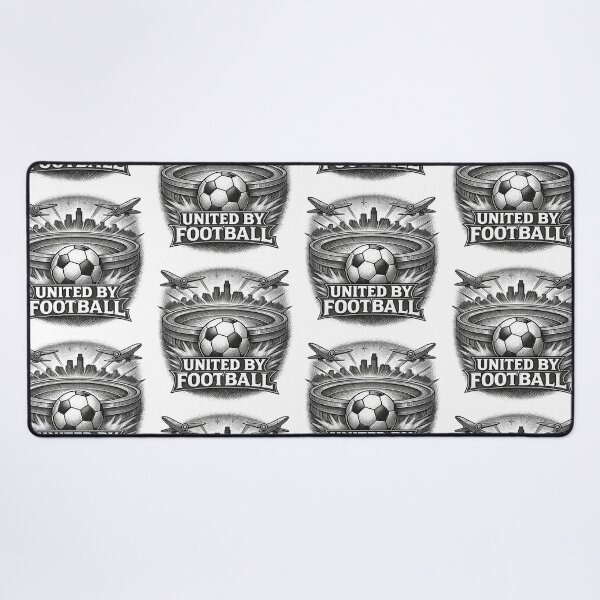 Item preview, United By Football Soccer Fan Stadium Design designed and sold by Winetastic-Art.