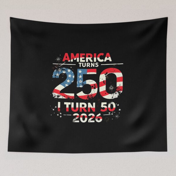 Item preview, America Turns 250 I Turn 50 designed and sold by LunaMagicStudio.