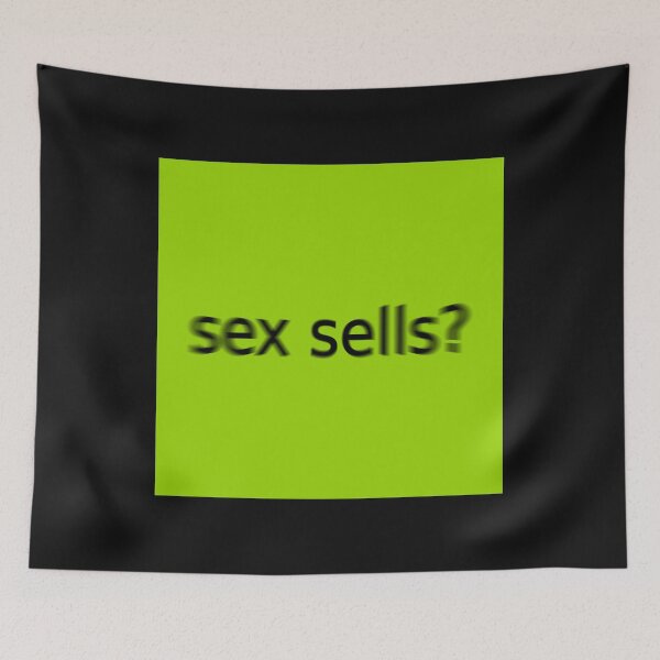 Item preview, Supreme Green Sex Sells Question Mark Square designed and sold by Doctor Schtrudel.