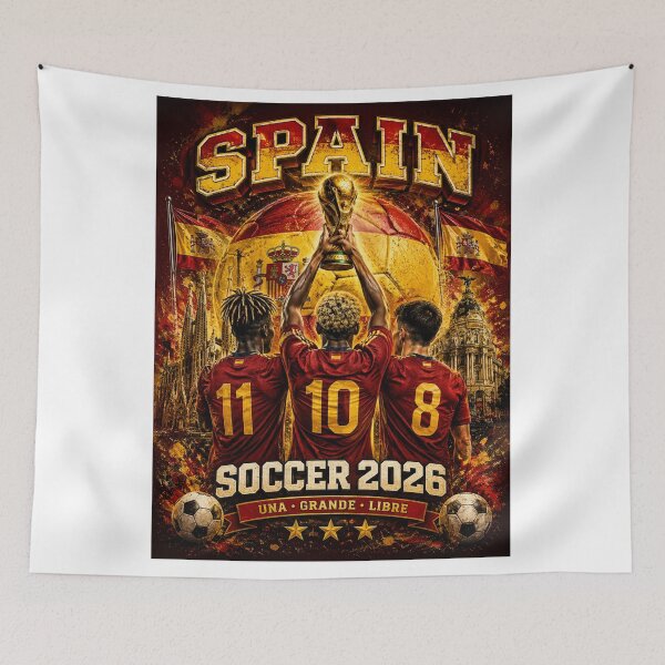 Item preview, Spain Soccer 2026 Shirt – Spanish Football Fan Gift designed and sold by UrbanPrintVibes.
