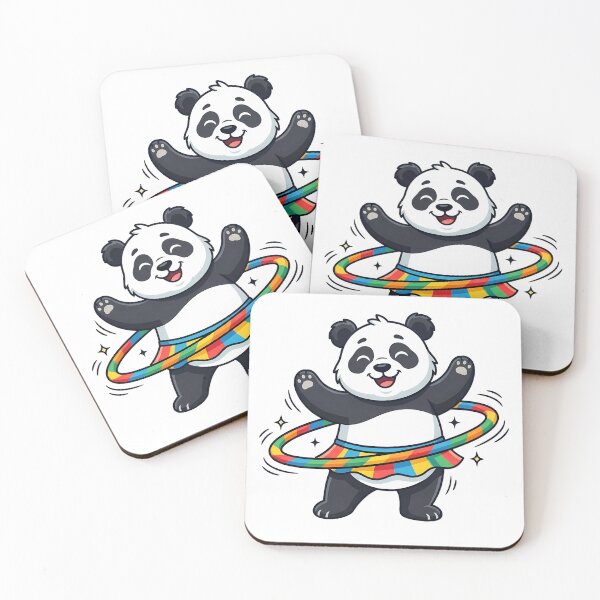 Item preview, Rainbow Panda Hula Hoop designed and sold by Elena'sMoodBuddies.