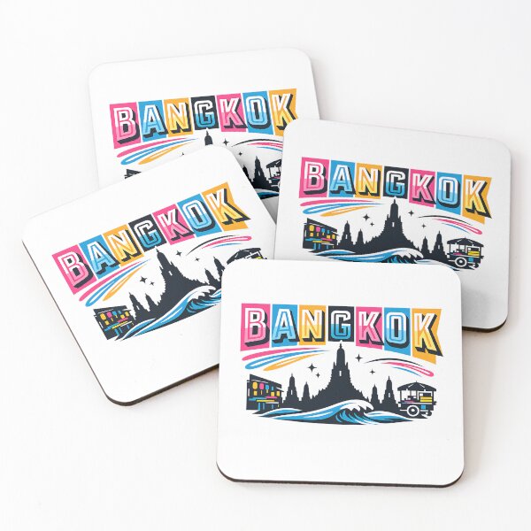Item preview, Bangkok Retro Travel Tee | Vintage Graphic Shirt designed and sold by SJarts Creative Studio.