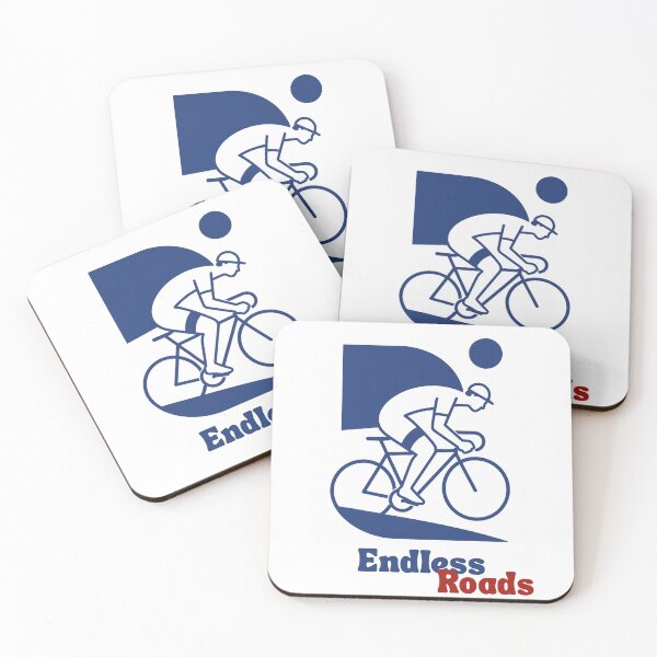 Artikelvorschau, Fahrradfahrer bei der Bergab Fahrt entworfen und verkauft von Happy little designs.
