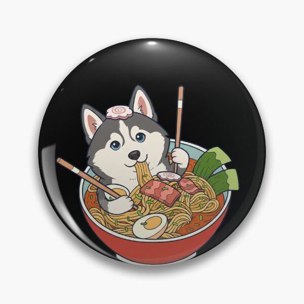 Item preview, Funny Pomsky Japanese Ramen Noodles Bowl Zoo Boys Girls Kids designed and sold by rafaeltto.