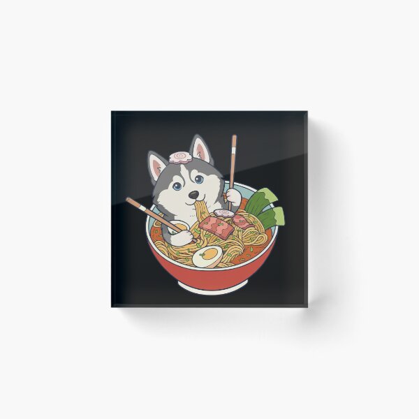 Item preview, Funny Pomsky Japanese Ramen Noodles Bowl Zoo Boys Girls Kids designed and sold by rafaeltto.