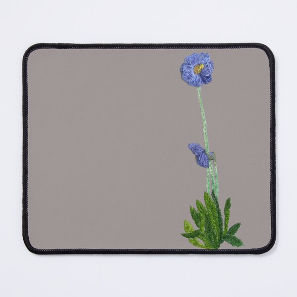 Item preview, Himalayan blue poppy handembroidery designed and sold by Alsa-handembroidery.