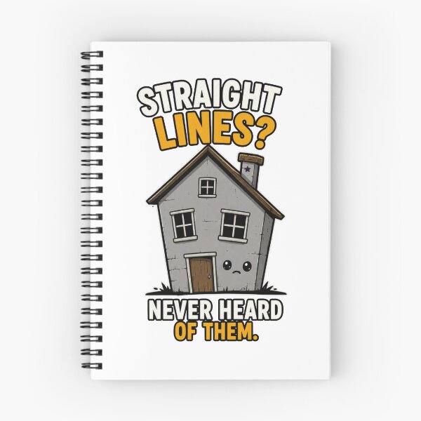 Item preview, Funny Builder Shirt Straight Lines Never Heard Of Them designed and sold by PINK FREE.