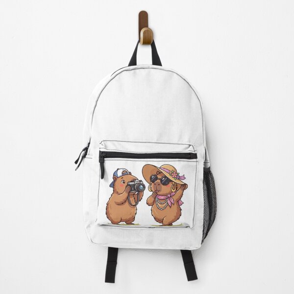Item preview, Cute Capybara Couple Fashion Photography Kawaii designed and sold by Sovira Studio .