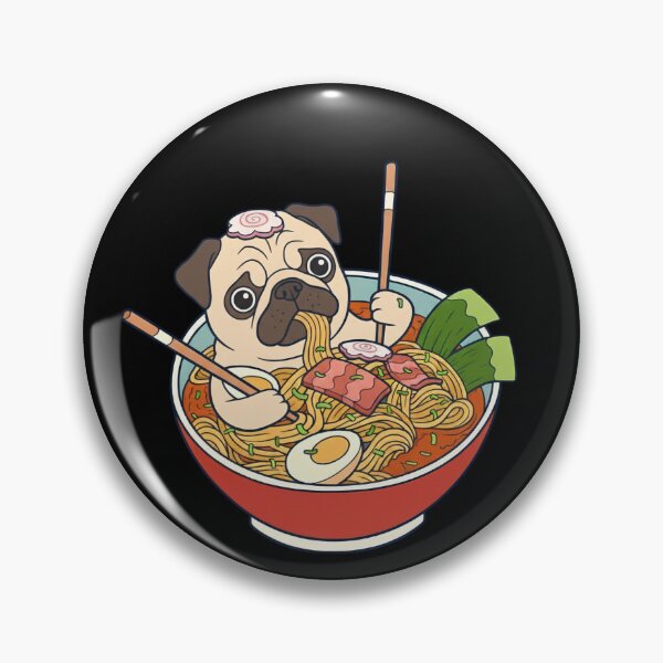 Item preview, Funny Pug Japanese Ramen Noodles Bowl Zoo Boys Girls Kids designed and sold by rafaeltto.