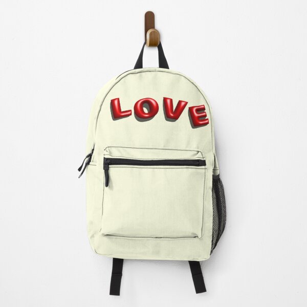 Item preview, Red 3D Love Bubble Typography designed and sold by BetweenForms.