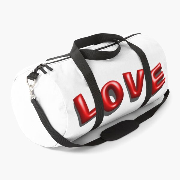 Item preview, Red 3D Love Bubble Typography designed and sold by BetweenForms.