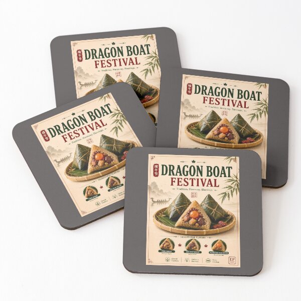 Item preview, Traditional Zongzi Rice Dumpling Flavors Poster⁠ designed and sold by Easternpantry.