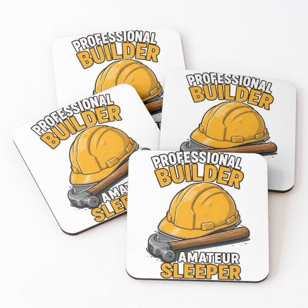 Item preview, Funny Builder Shirt Professional Builder Amateur Sleeper designed and sold by PINK FREE.