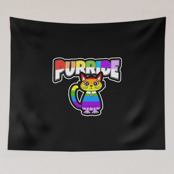 Item preview, Rainbow Cat Pride Month designed and sold by Sartoris Art.