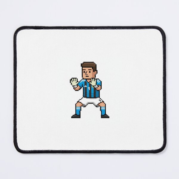 Item preview, 8-bit pixelated illustration of Gerónimo Rulli, goalkeeper of the Argentine national football team designed and sold by divinaimpresion.