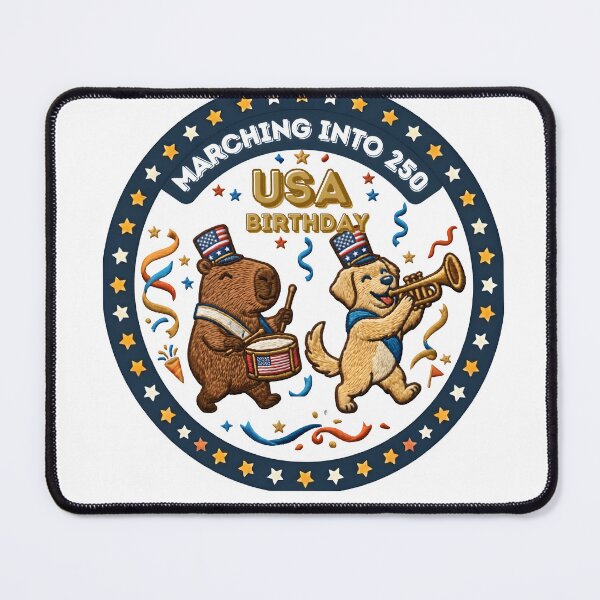 Item preview, Marching Into 250 Capybara Dog Marching Band designed and sold by laughingshirts.