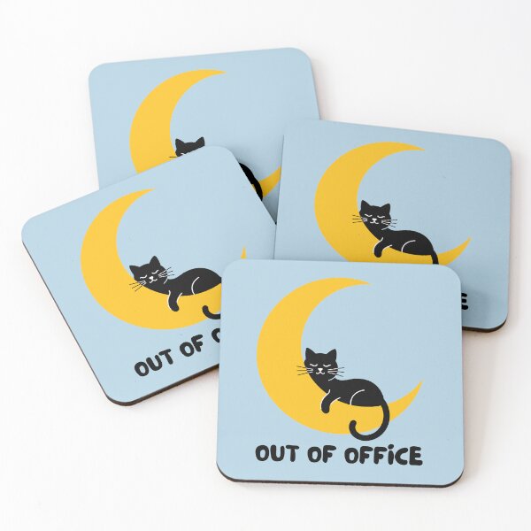 Item preview, Out Of Office Cat Design designed and sold by AdicretorDesign.