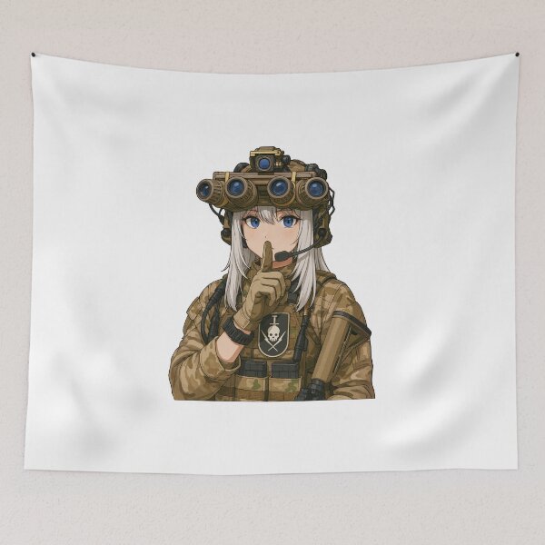 Item preview, Tactical NVG Girl - Night Operations Aesthetic designed and sold by RAWLIFEGRAPHIC.