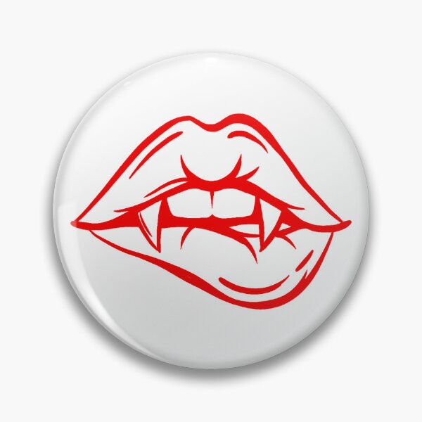 Item preview, Sexy Vampire lips with fangs designed and sold by PalmRock.