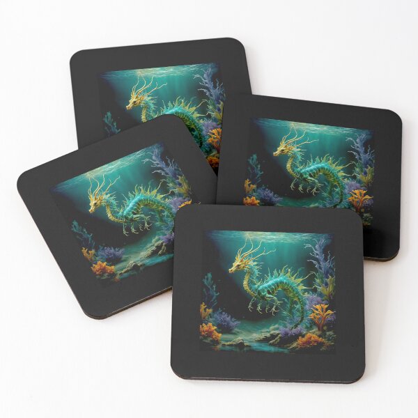 Item preview, Ethereal Drift: The Leafy Sea Dragon in Abstract Repose #4 designed and sold by Helios Be. Lavsh.