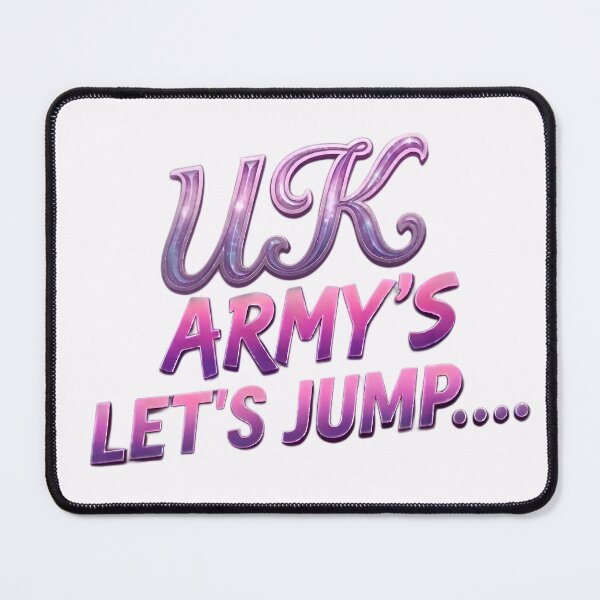 Item preview, UK Army’s Let’s Jump world tour themed design designed and sold by RADesignHub.
